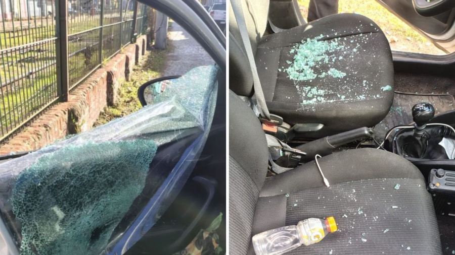Cayó un joven por robo a mano armada en Tolosa: vecinos atacaron a piedrazos a la Policía y destrozaron un patrullero