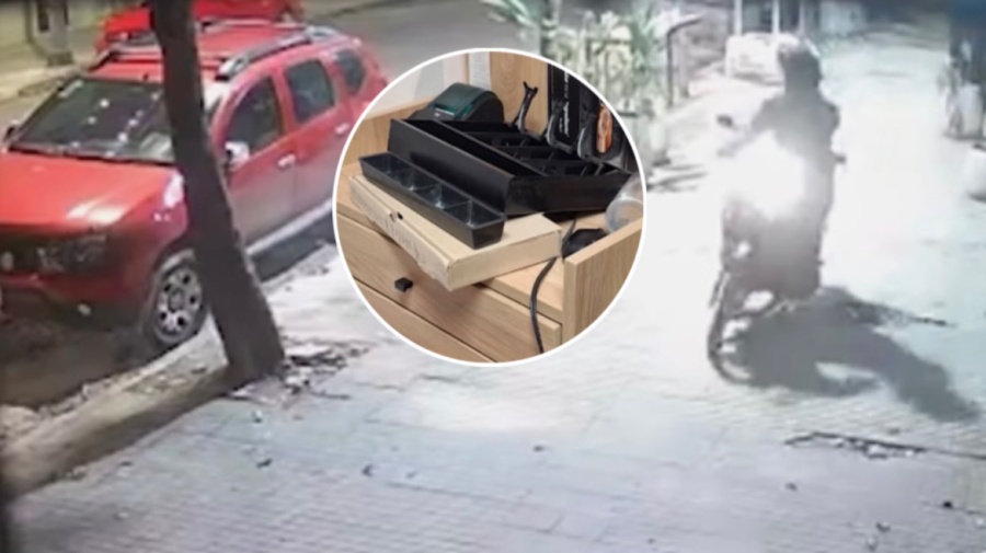 Rompieron la persiana y desvalijaron una pizzería en pleno centro de La Plata durante la madrugada