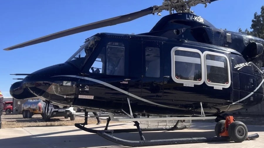 El helicóptero que cayó en San Juan era de una empresa de La Plata y debía combatir un incendio en La Rioja