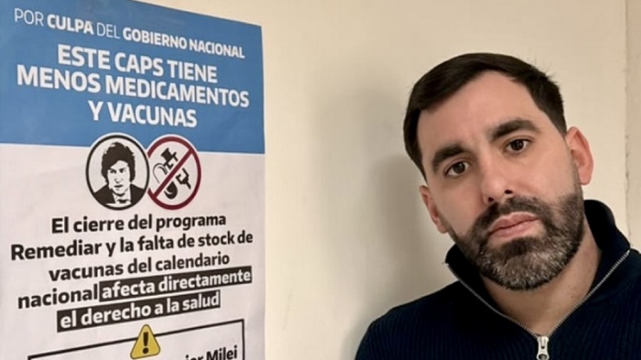 Morzone, por los afiches contra Milei en los CAPS: “La salud pública de La Plata no es una unidad básica de La Cámpora”