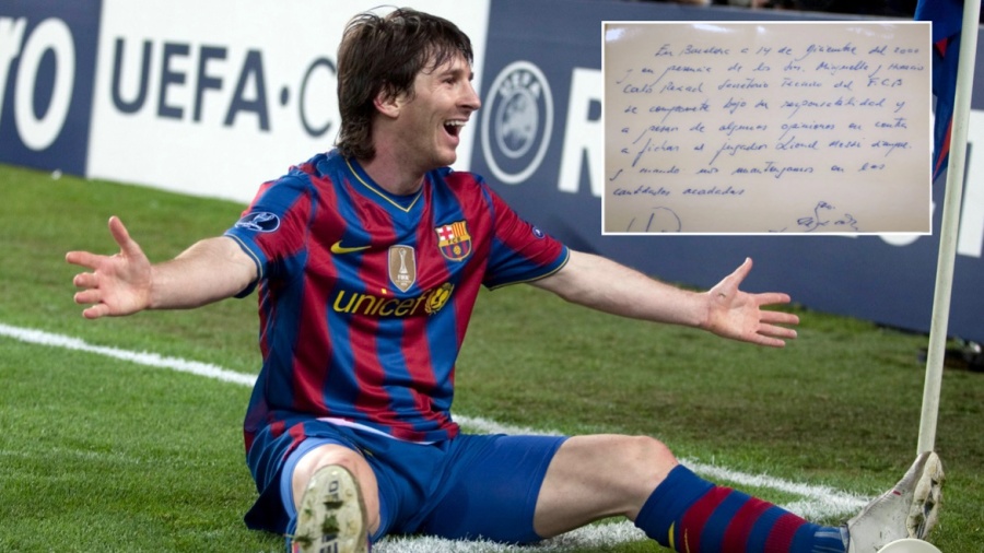 La histórica servilleta que convenció a Jorge Messi de apostar por el sueño de Lionel en Barcelona
