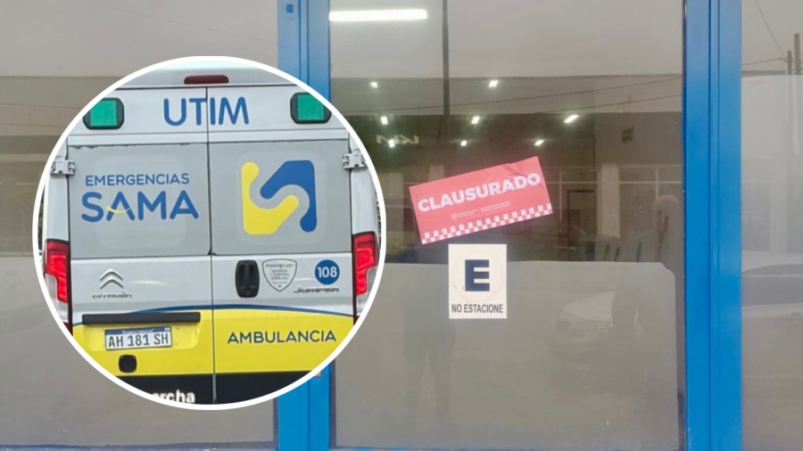 Tras nuevas denuncias, volvieron a clausurar a Emergencias SAMA, que presta servicios para afiliados de PAMI en La Plata