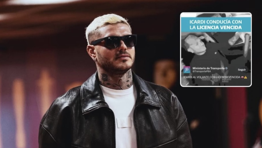 Mauro Icardi cruzó al gobierno de Kicillof tras ser inhabilitado para conducir: “Dejen de mentir y pónganse a trabajar”