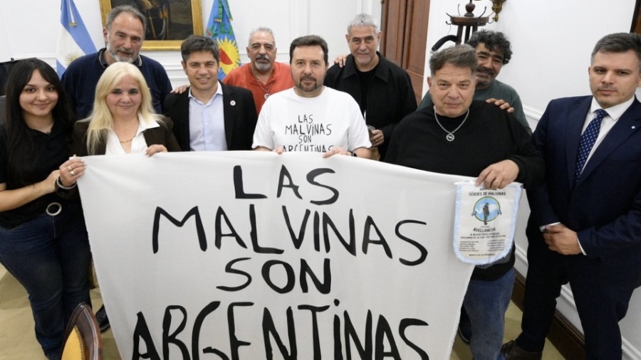 Kicillof recibió a veteranos de Malvinas y avanzó con una agenda de reconocimiento y memoria en la Provincia