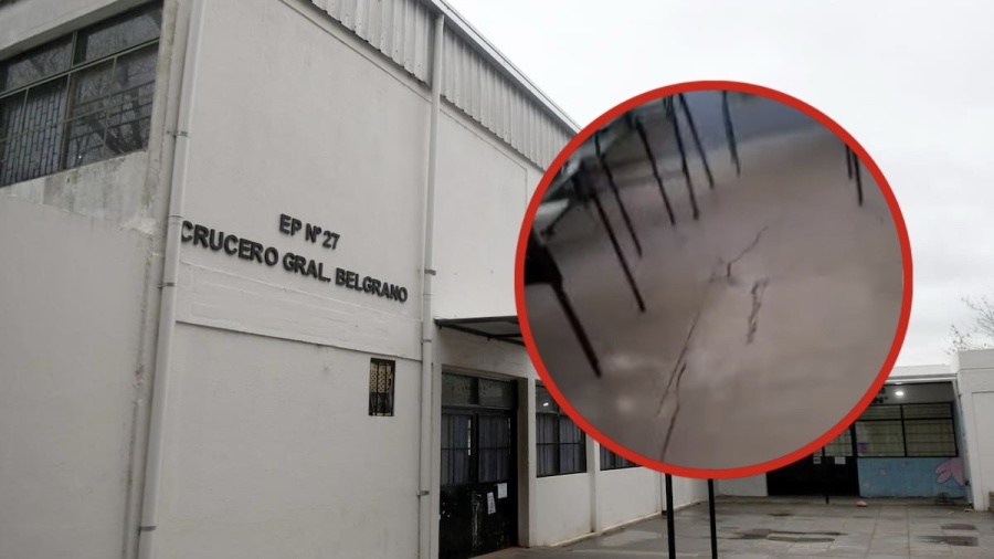 “El piso se mueve”: crece el temor en una escuela de La Plata y exigen que intervengan Alak y Kicillof