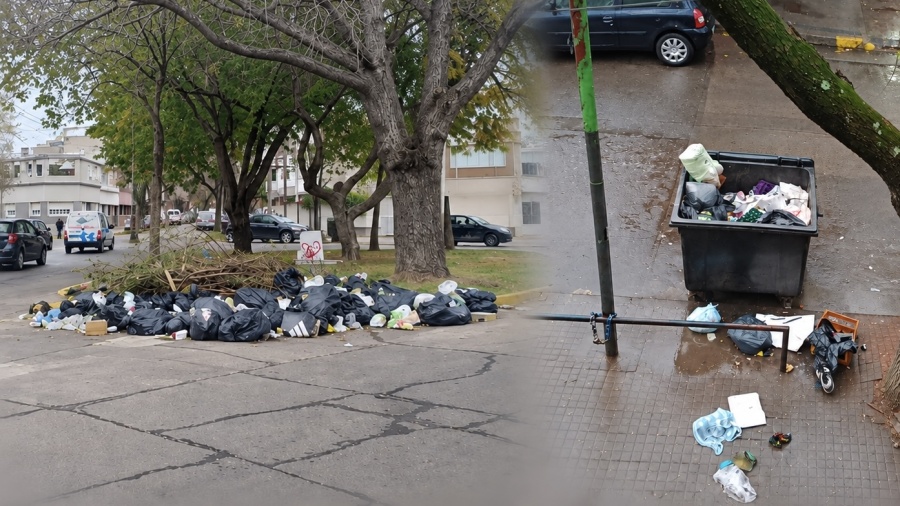 Dos basurales en pleno centro de La Plata que indignan a los vecinos por la acumulación de residuos