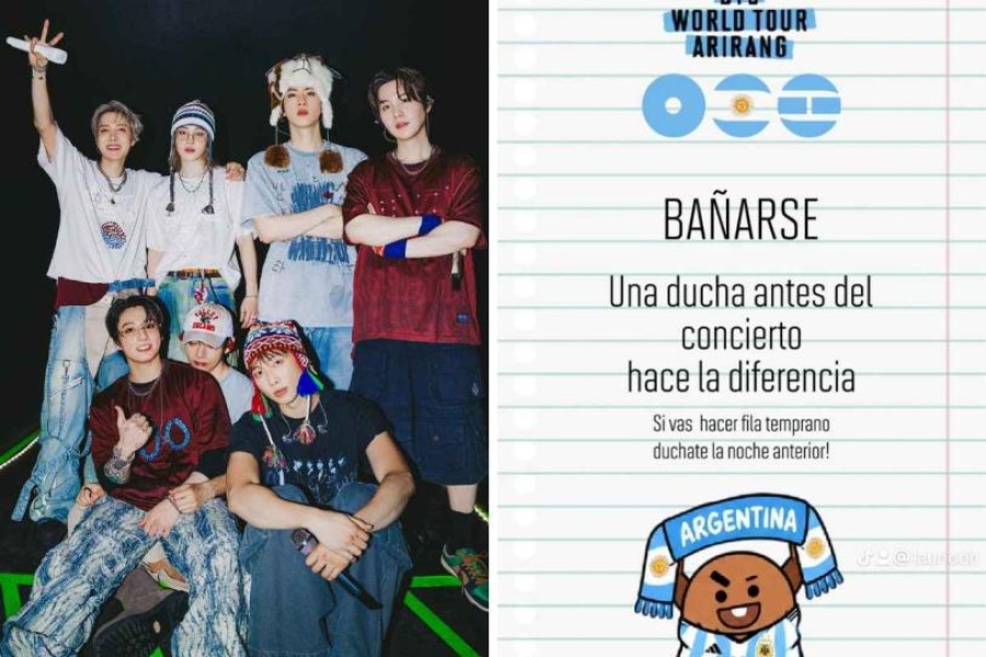 ARMY: El ejército de fanáticas de BTS que pide al público bañarse antes de los shows de La Plata
