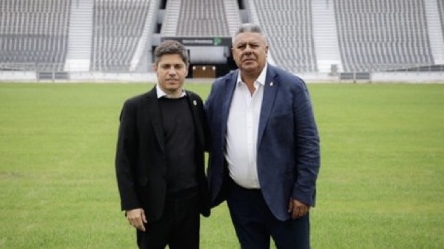 Kicillof y Chiqui Tapia recorrieron las obras del Estadio Único de La Plata: se prepara para volver a recibir a la Selección