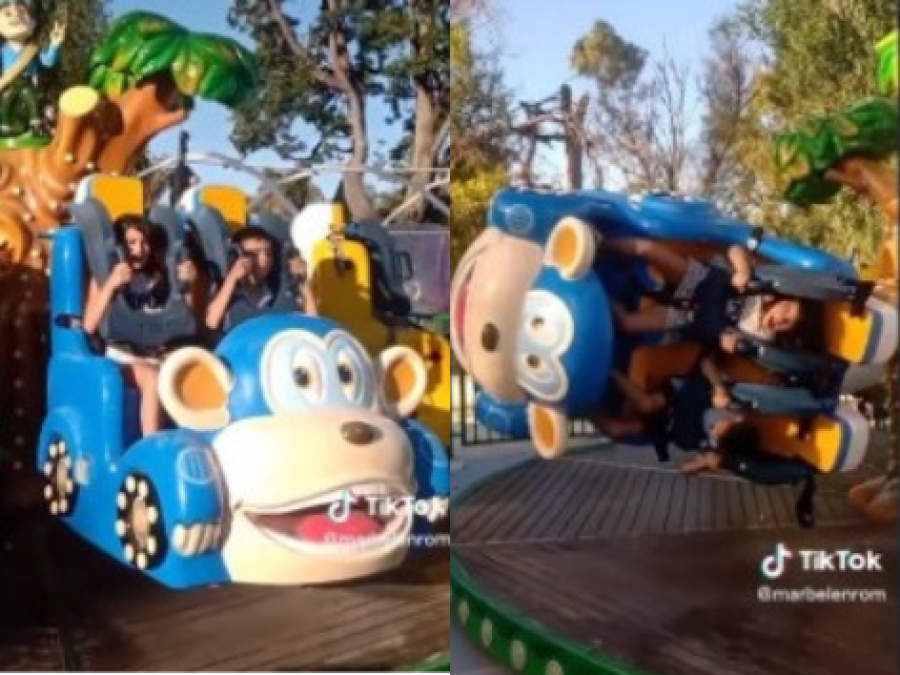 Llevó a sus hijos a un juego de la República de los niños y la reacción se hizo viral: “Mamá me quiero…”