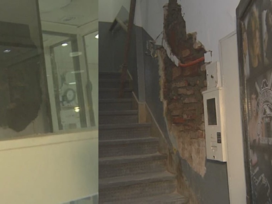 A metros de una municipalidad bonaerense, un grupo de delincuentes hizo un boquete y se robó millones de una joyería