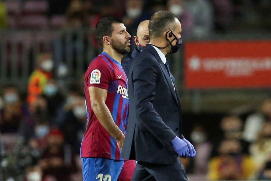 El ”Kun” Agüero se expresó en las redes sociales luego del parte médico que emitió Barcelona sobre su estado de salud