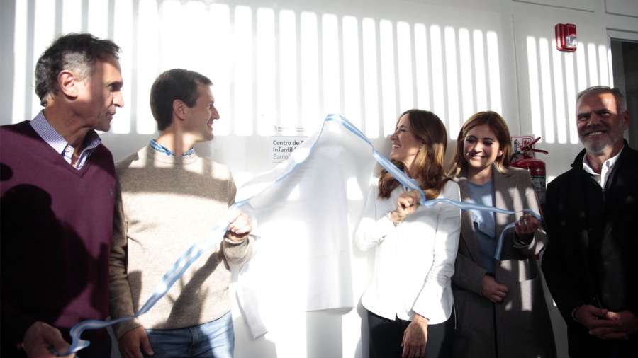 Tolosa Paz inauguró un nuevo Centro de Desarrollo Infantil en San Vicente