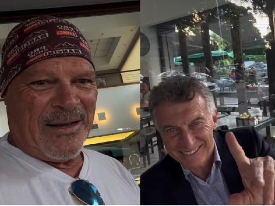 Encuentro épico: Walter ”Alfa” de Gran Hermano fue visto junto a Macri en un restaurante de Buenos Aires