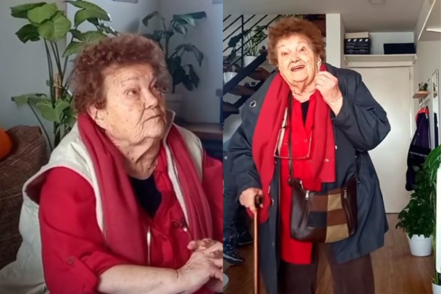 La abuela de una estudiante platense se hizo viral y la joven contó su historia: “Tiene unos relatos dignos de película”