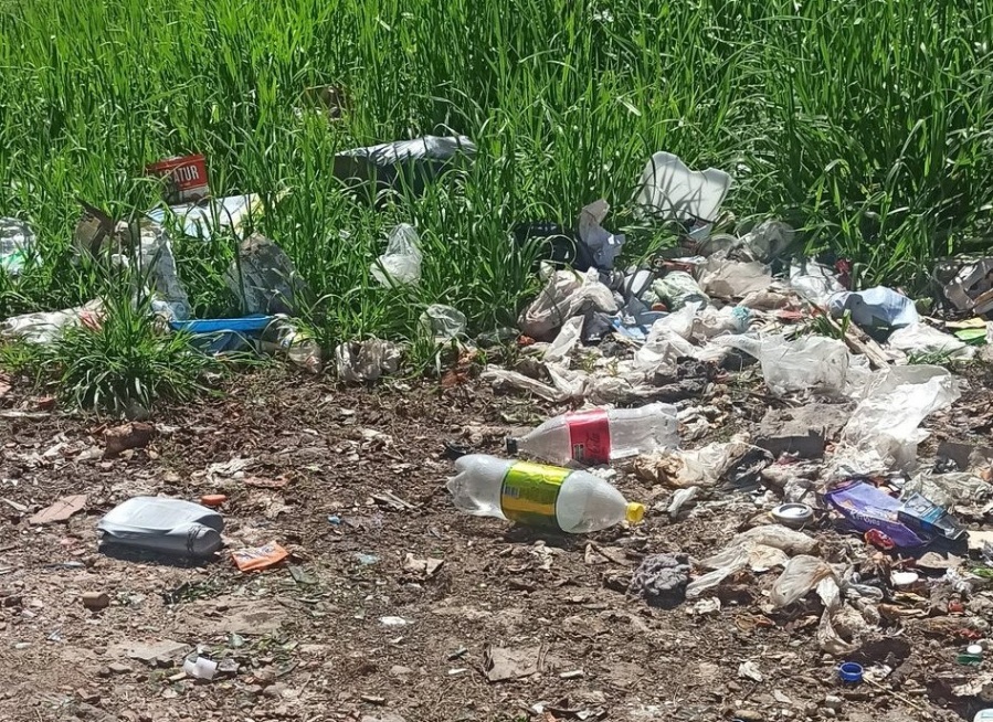 En 12 y 78, los vecinos se quejan de la basura acumulada: ”Lleno de mugre”