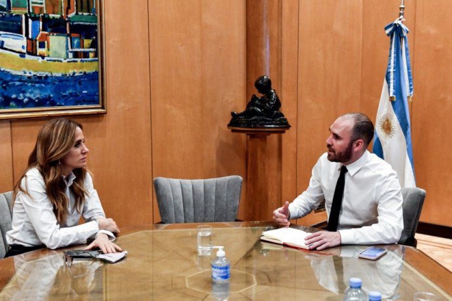 Martín Guzmán se reunió con Tolosa Paz pensando en la agenda legislativa 2022: ”Queremos una economía tranquila”