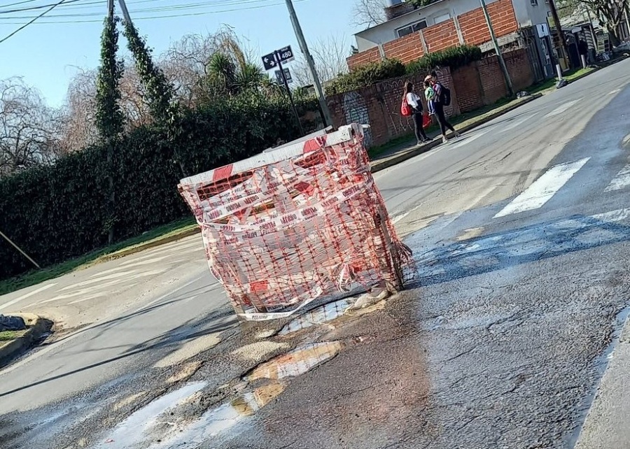 En 28 y 480 se quejan porque la calle “está cada vez peor”