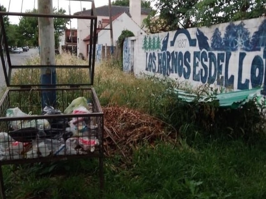 Vecinos de Los Hornos se quejaron por la falta de limpieza en 134 y 62: “Estamos en estado de abandono”