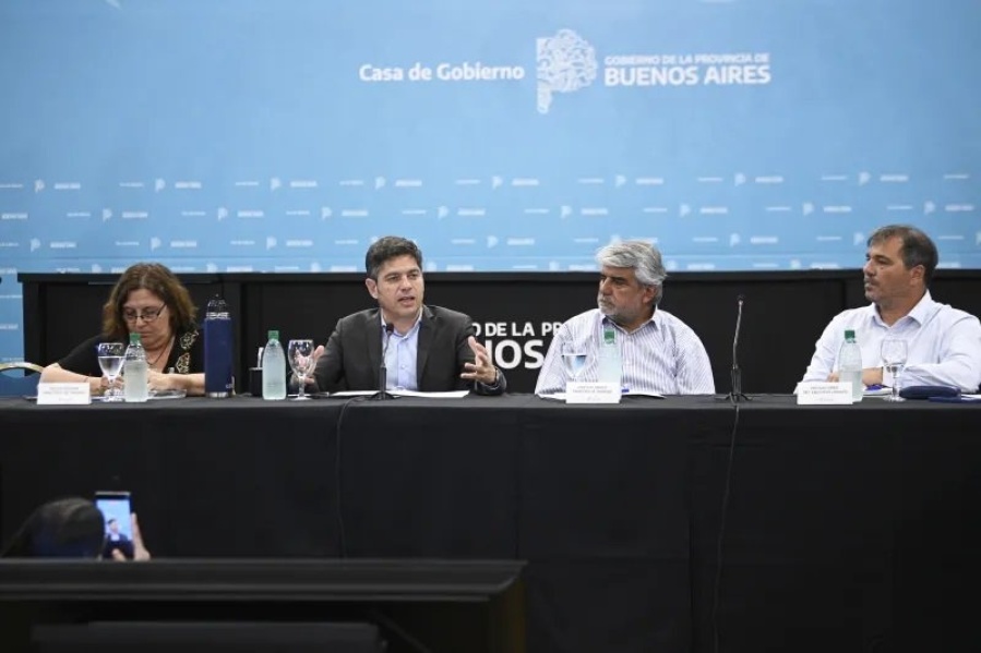 Axel Kicillof participó de la 53° reunión de la Comisión Provincial de Prevención y Erradicación del Trabajo Infant