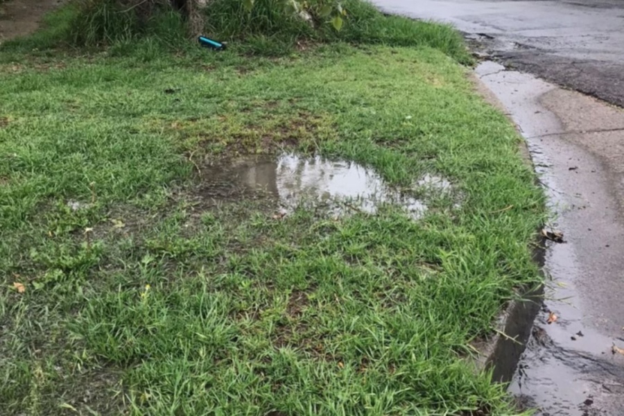 Vecinos de 135 y 64, se quejan por un desborde cloacal: ”Es insoportable el olor”