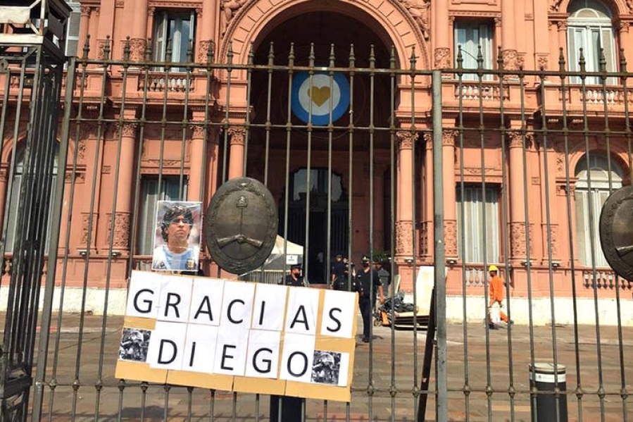 El velatorio para despedir a Diego Maradona será en la Casa Rosada