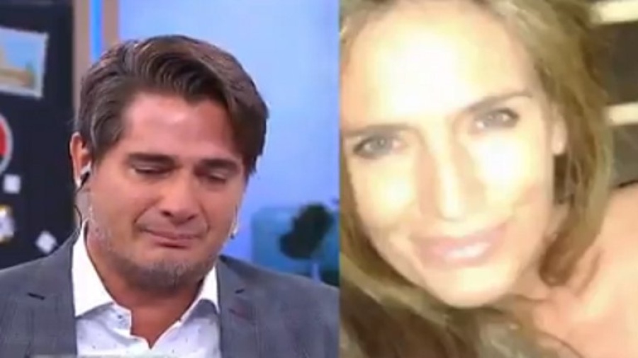 El dolor y las lágrimas de Guillermo Andino por la muerte de su cuñada