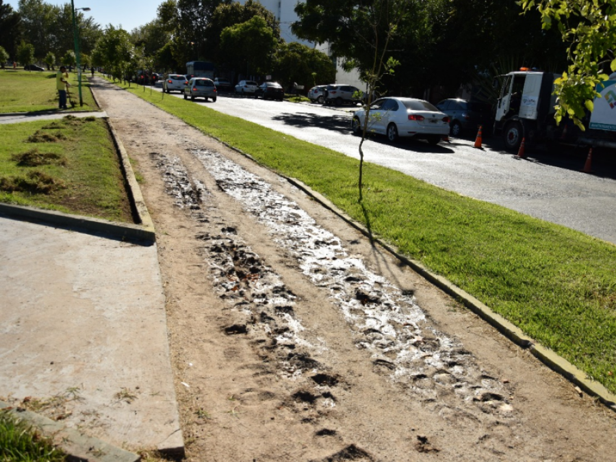 En Barrio Norte piden obras para el circuito aeróbico de Avenida 32