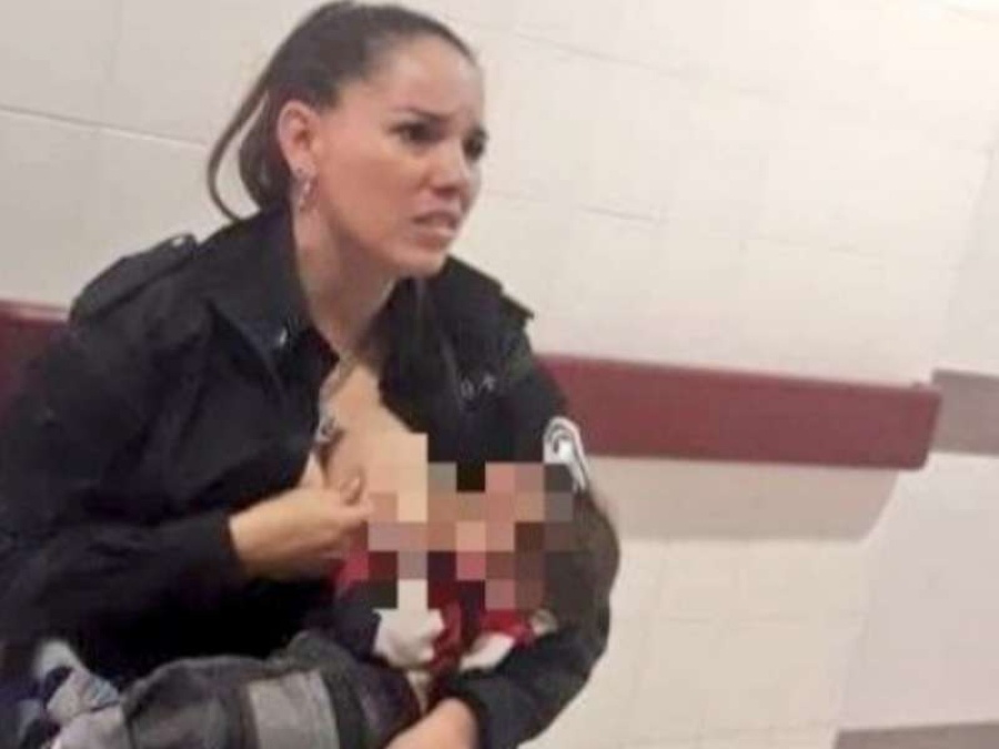 Es policía, estaba de guardia y amamantó a un bebé ajeno en el Hospital de Niños