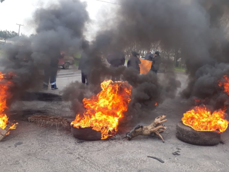 Cortaron la Ruta 36 por una escuela que lleva tres semanas sin clases