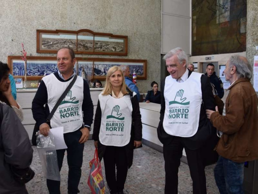 Vecinos de Barrio Norte pidieron una audiencia por el avance de las obras hidráulicas