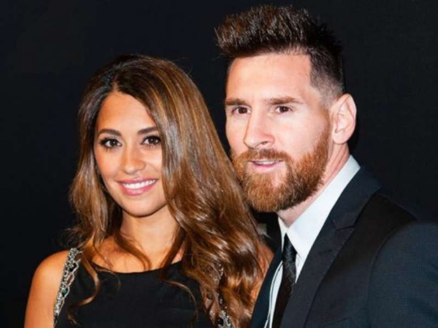 La foto más tierna de Messi y su mujer