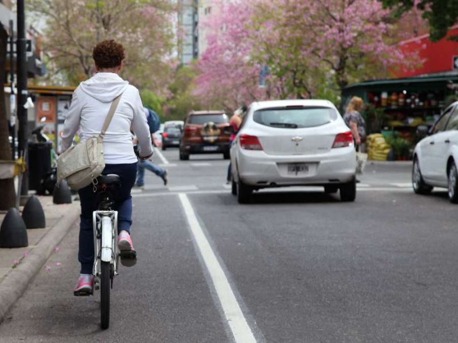Realizarán nuevas bicisendas en el centro de La Plata 