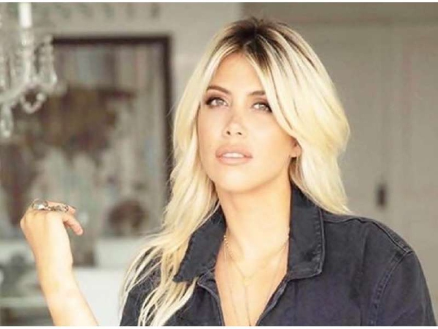 ¡Mirá el escote de Wanda Nara!