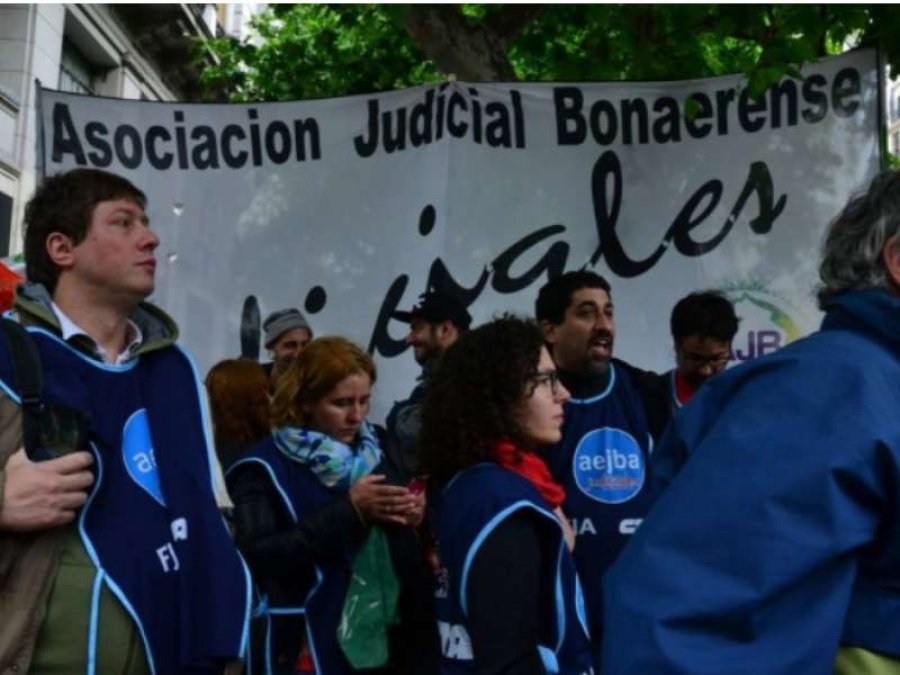 Judiciales bonaerenses comenzaron un nuevo paro en reclamo de paritarias