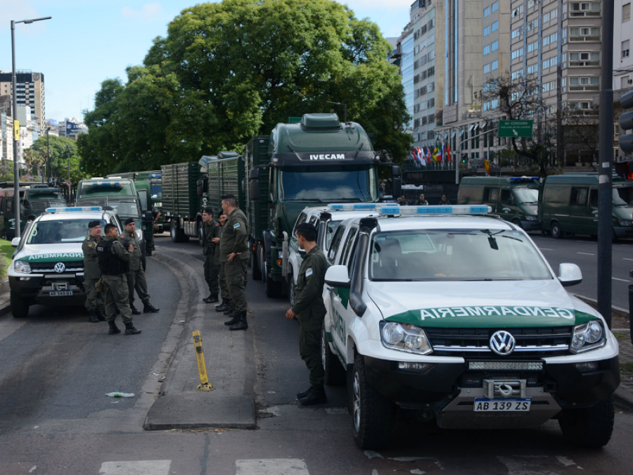 Bullrich descartó el uso de armas letales en el operativo de seguridad