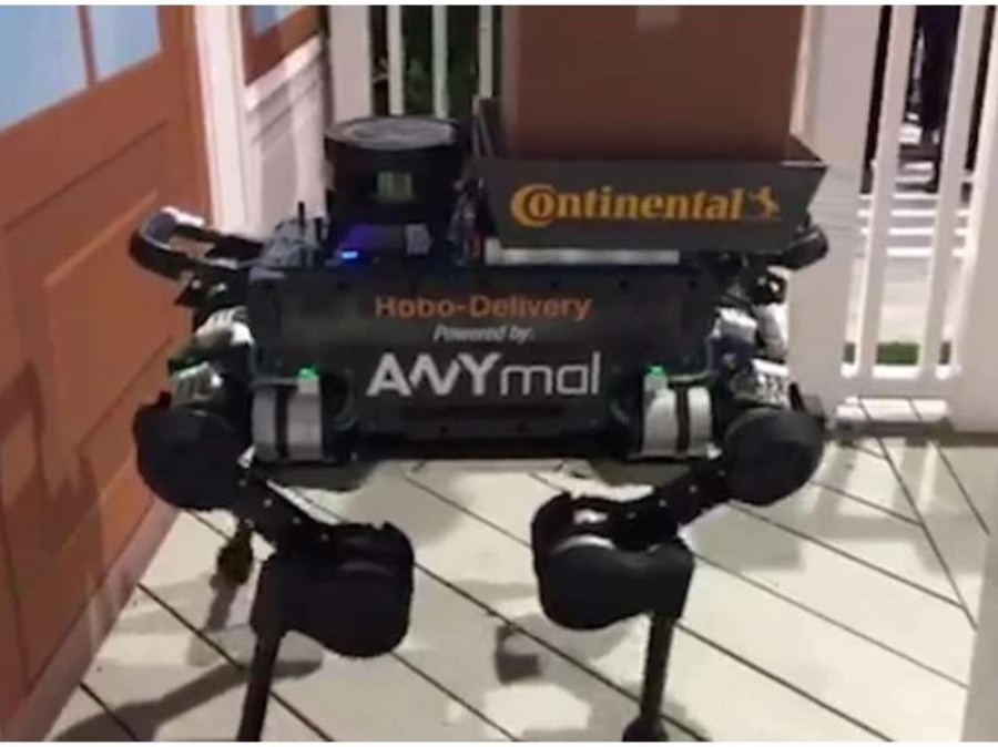 Delivery del futuro: robots que entregan paquetes en la puerta