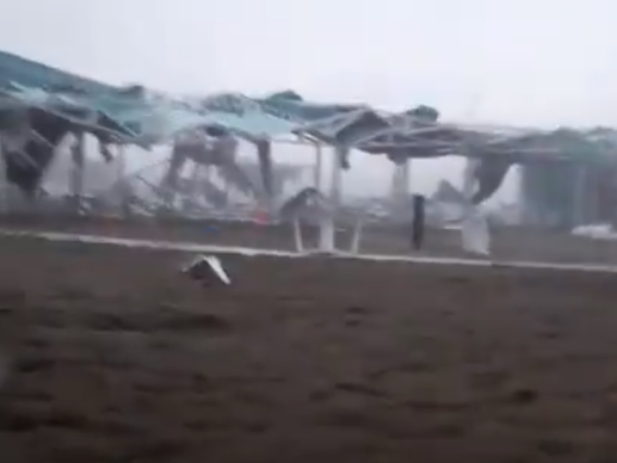 VIDEO: Temporal en Pinamar destrozó carpas y balnearios