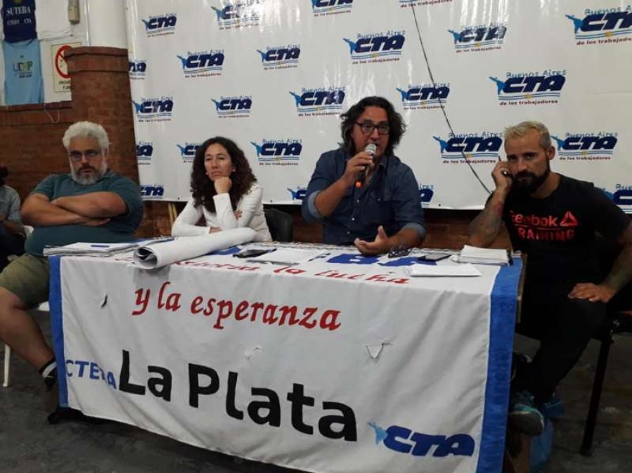 Con la paritaria en ”stand by”, un paro de SUTEBA se sintió en las escuelas de La Plata