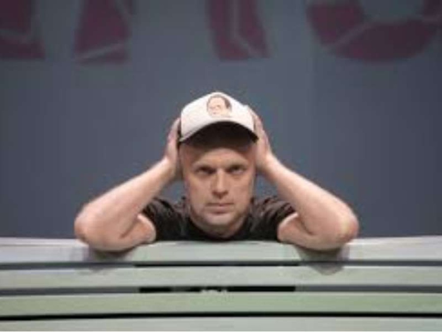 La foto de Sebastián Wainraich con los labios pintados 