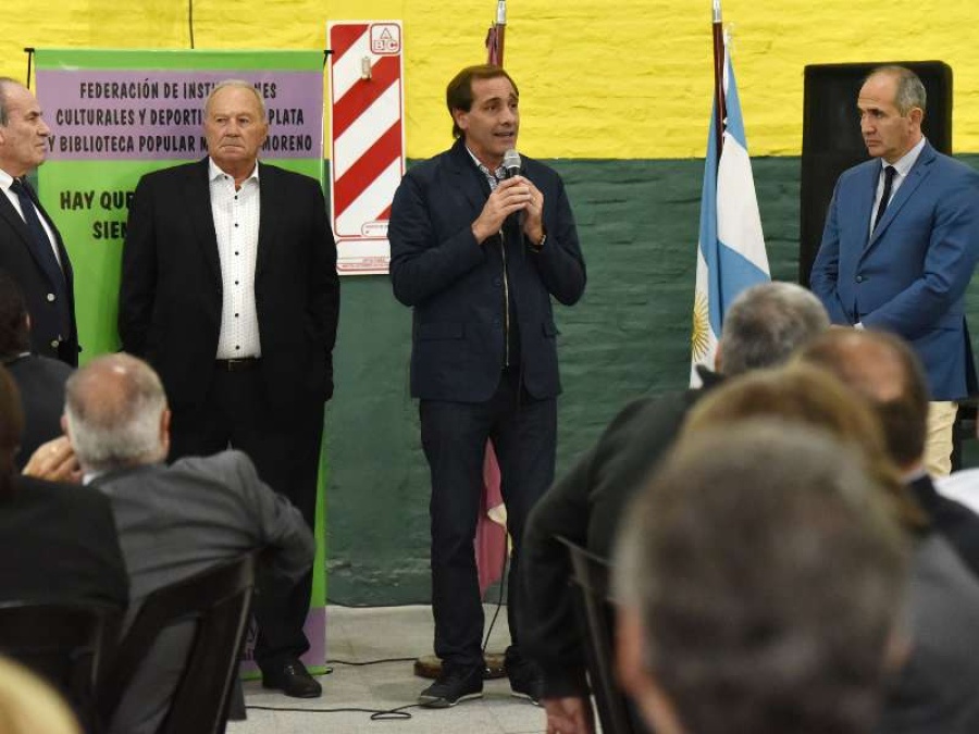 Garro: ”Vamos a promover el ahorro energético de los clubes con 10.000 luces de bajo consumo”