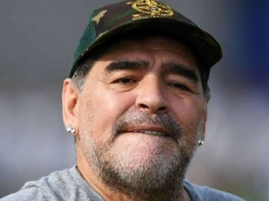 Diego Maradona conoció a Roma, la hija de Dalma