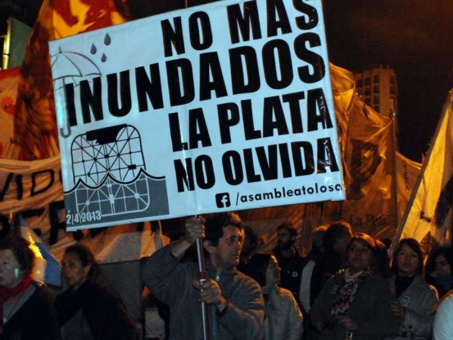 Inundados de Tolosa lanzaron un ”documento compromiso” para ser firmado por los precandidatos a Intendente