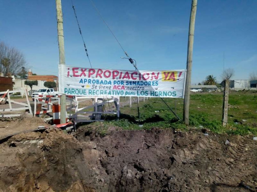 Los Hornos tendrá el primer reservorio de La Plata y extraerán 6.000 metros cúbicos de suelo