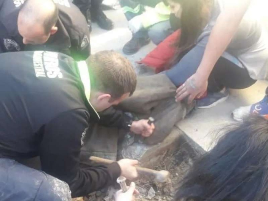 Un bebé fue rescatado en Ringuelet tras un operativo de 75 minutos