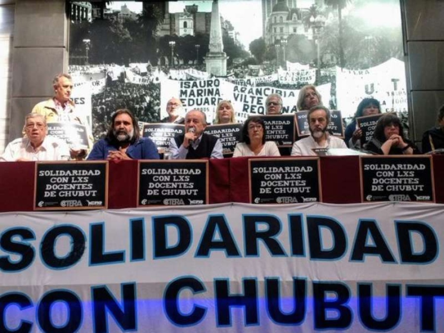 CTERA decretó un paro docente y Arcioni le reclamó fondos al gobierno nacional