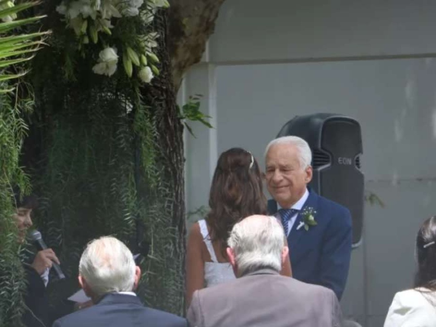 Todas las fotos del casamiento de Alberto Cormillot con su novia de 33 años