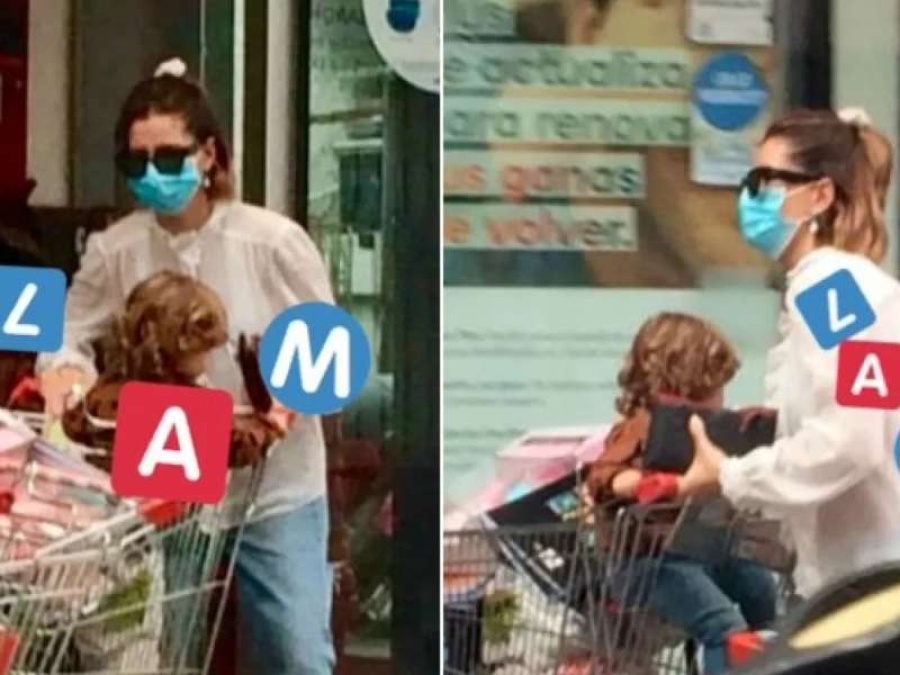 Criticaron a ”la China Suárez” por llevar a su hijita a un supermercado