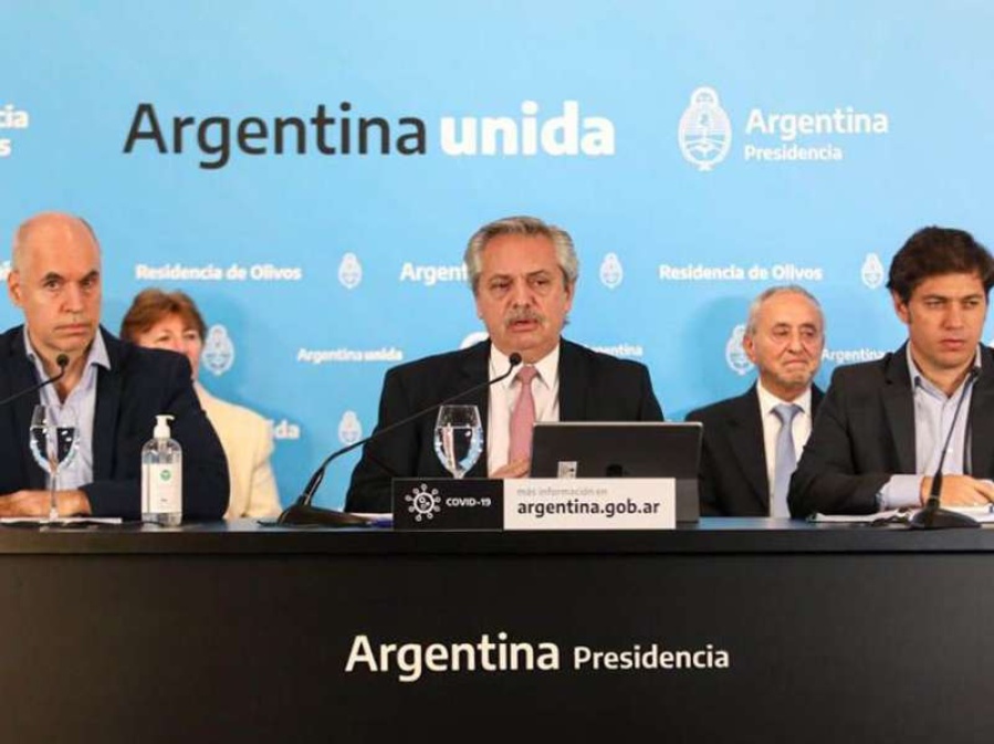 Alberto Fernández acordó con Kicillof y Larreta ”mantener el aislamiento social”