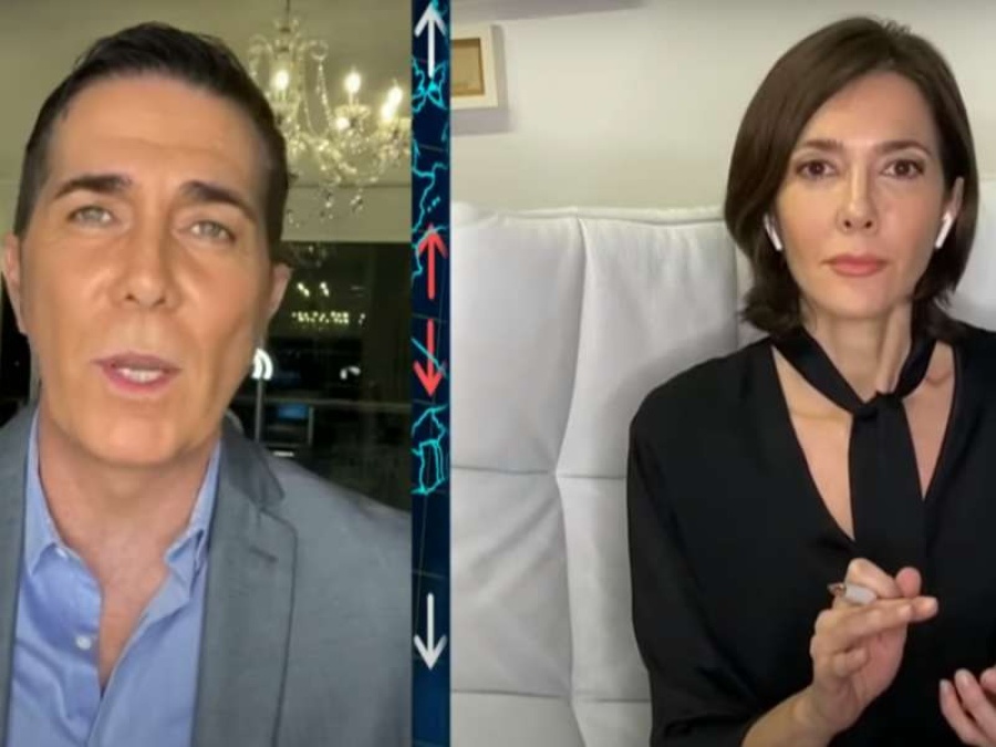 Rodolfo Barili y Cristina Pérez hicieron Telefe Noticias desde sus casas