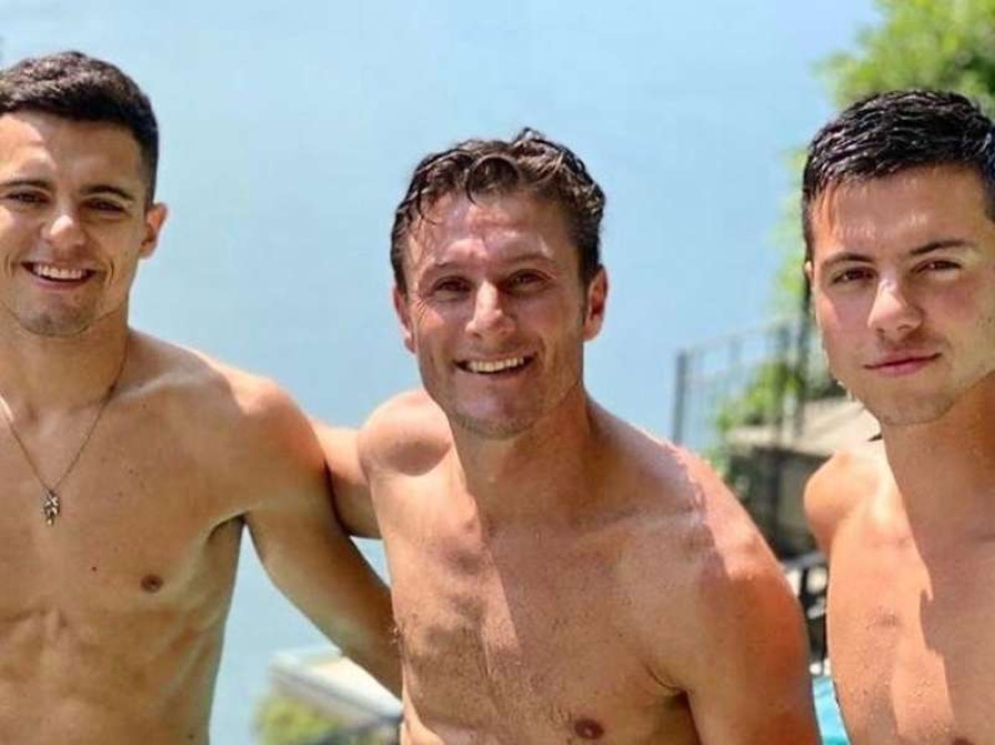 Javier Zanetti y sus sobrinos, ”calentaron” las redes con esta foto 
